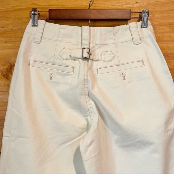 Madewell Relaxed Chino Pants in Antique Cream 0 High Rise NWT - Picture 6 of 13